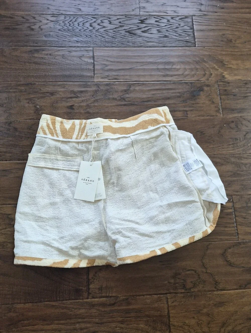 *NWT* [Sezane] Rome Shorts In Zebra, Size 42, US 10